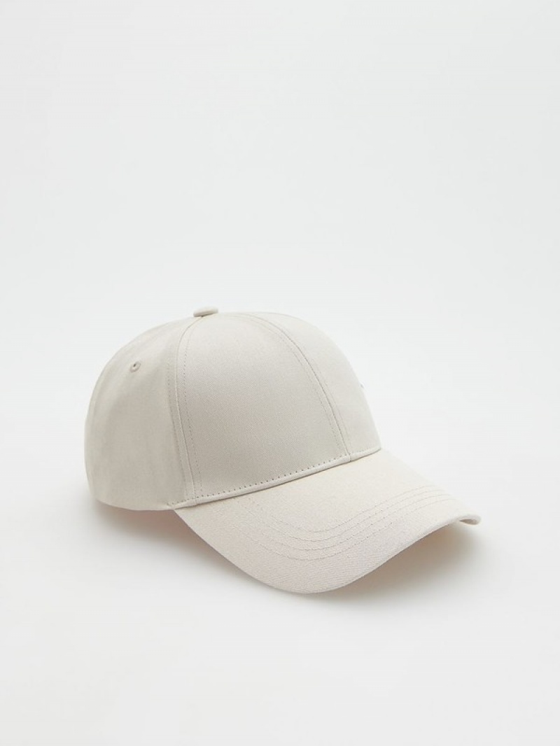 Reserved Peaked Caps Heren Beige | BASWL-8714