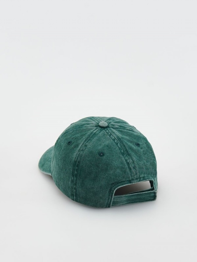 Reserved Peaked Caps Heren Donkergroen | RBSMZ-7594