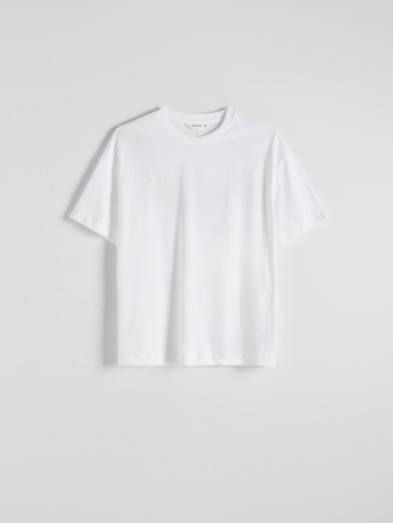 Reserved Plain Boxy T-shirts Heren Room | ZTIVO-0692