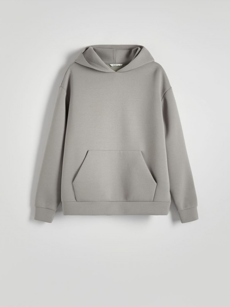 Reserved Plain Sweatshirts Heren Lichtgrijs | HQCPF-0819