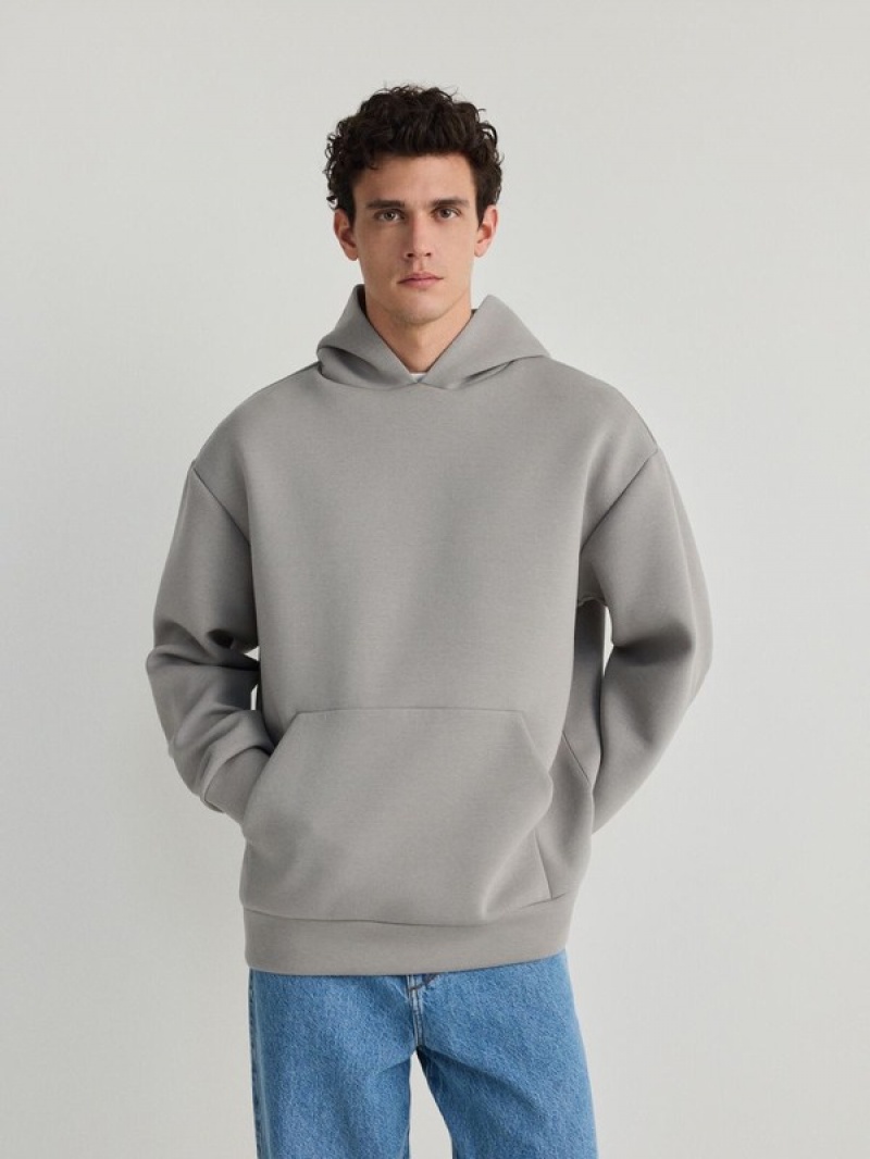 Reserved Plain Sweatshirts Heren Lichtgrijs | GBPMQ-2374