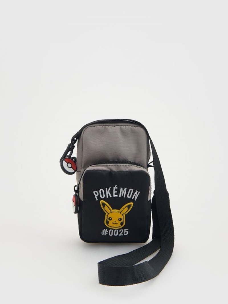 Reserved Pokémon Bum Tassen Meisjes Zwart | MTASP-0942