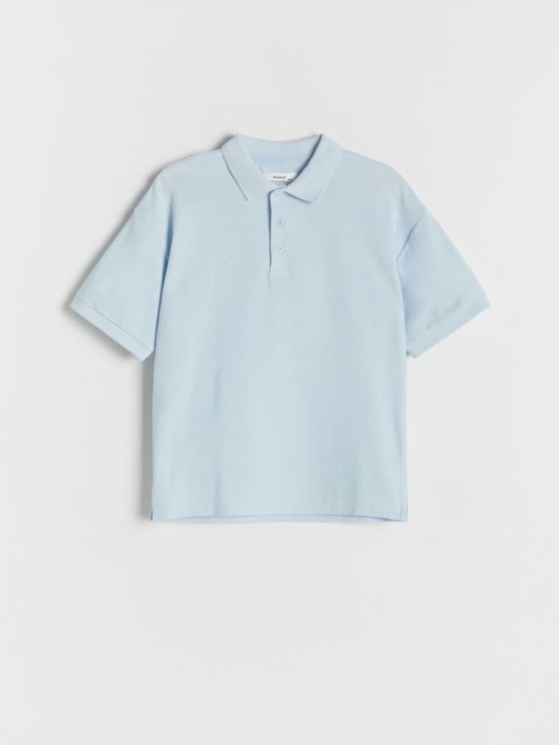 Reserved Polo T-shirts Jongens Blauw | TWJUE-2163