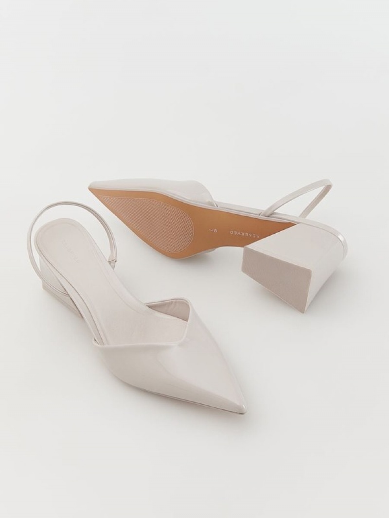 Reserved Pumps Hakken Dames Beige | AVNMY-6453