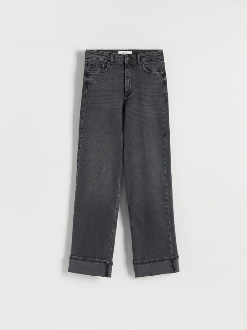 Reserved Rechtdoor Jeans Dames Grijs | OGHDC-4132