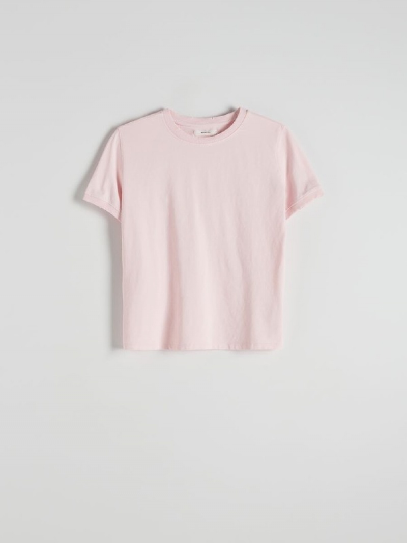 Reserved Regular Fit T-shirts Dames Roze | VBEOY-5739