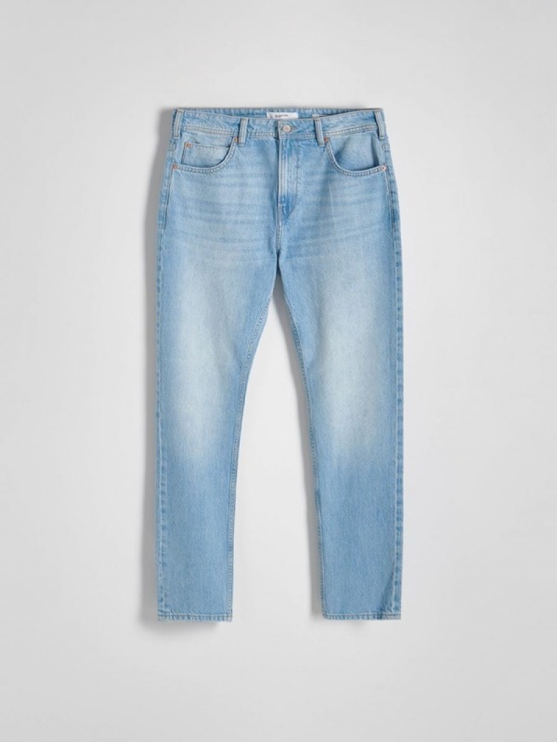 Reserved Regularwash Effect Jeans Heren Blauw | XSKMC-6705