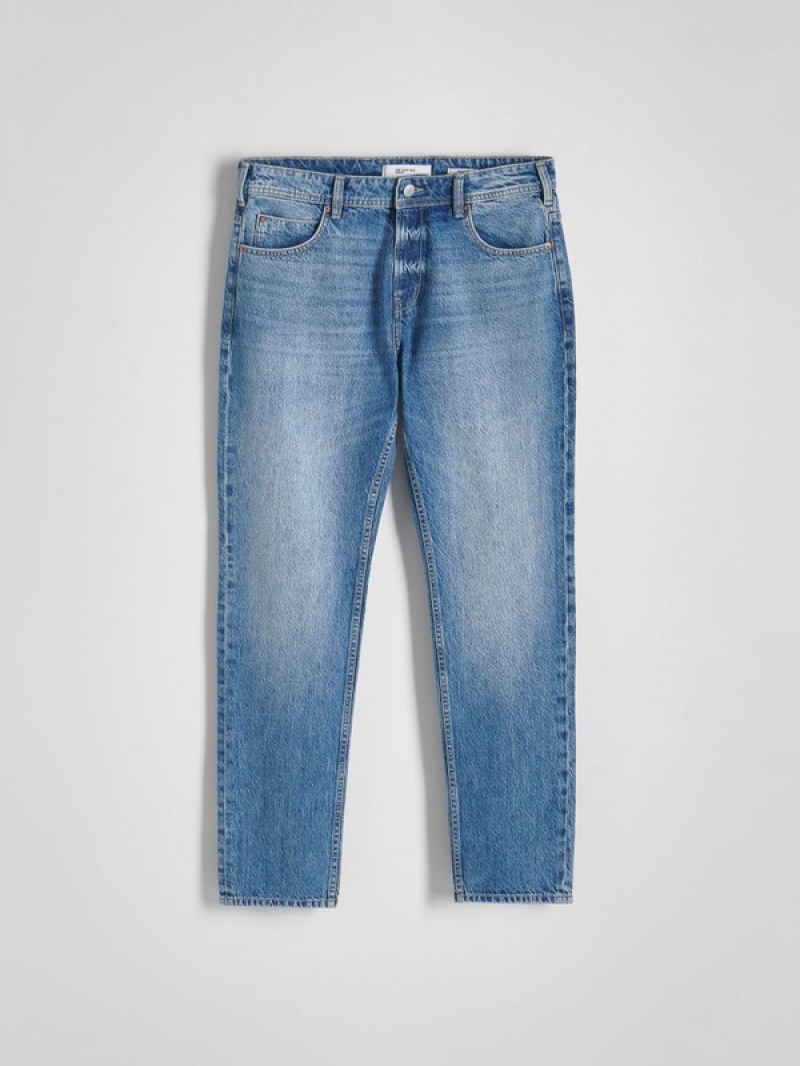 Reserved Regularwash Effect Jeans Heren Blauw | RDUGS-5942