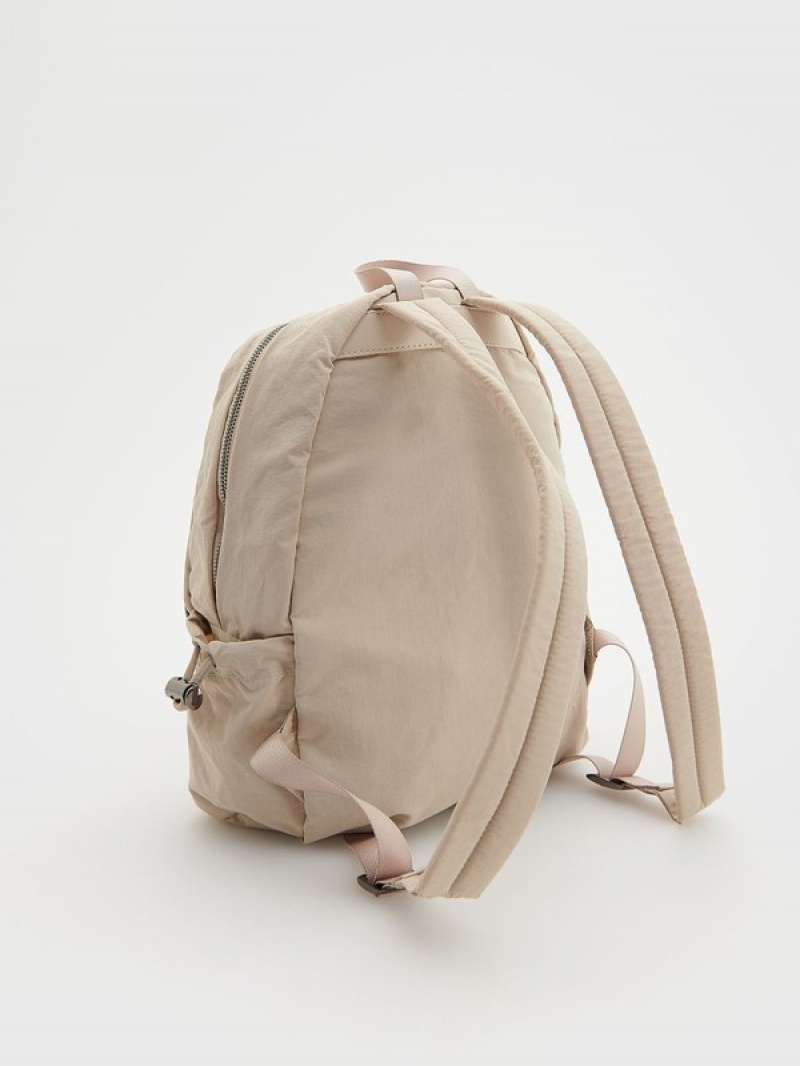 Reserved Rucksack Tassen Dames Beige | LMBOU-0748