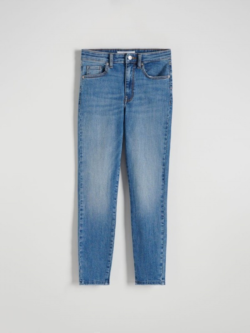 Reserved Sculpt Jeans Dames Blauw | BRELC-4195