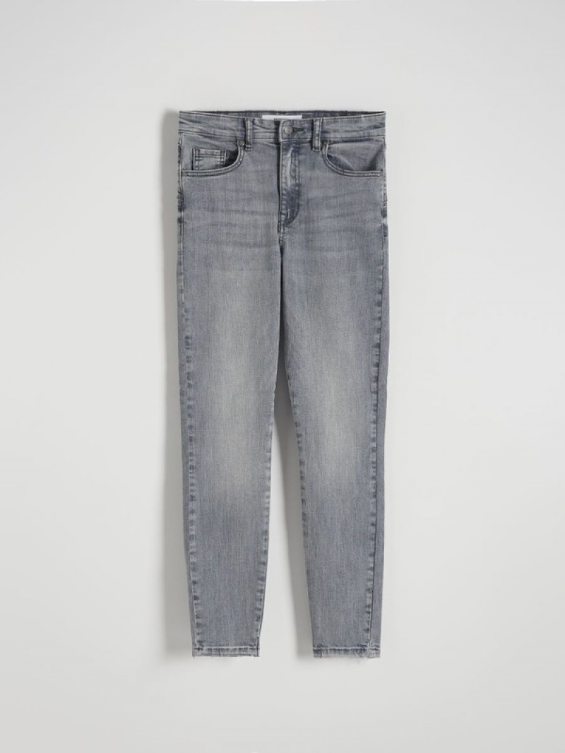 Reserved Sculpt Jeans Dames Lichtgrijs | KQOZU-7084