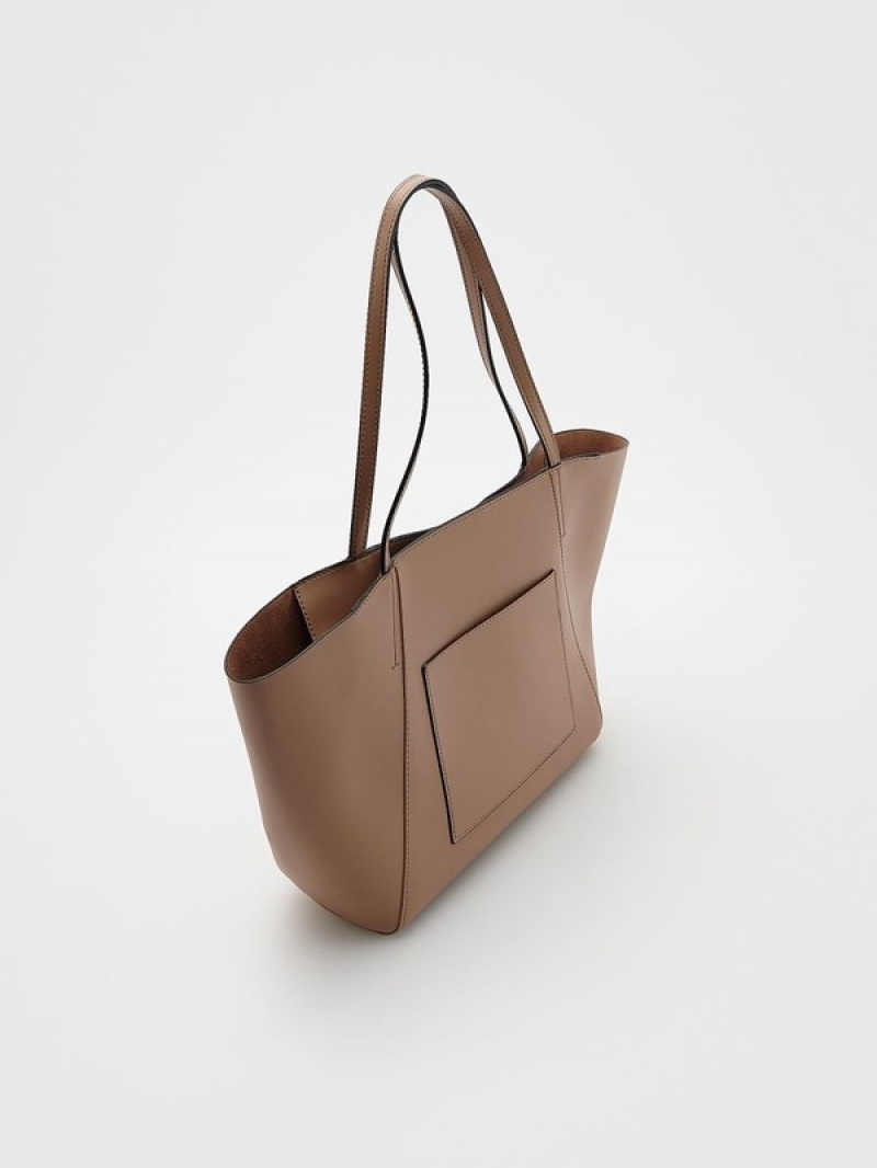 Reserved Shopper Tassen Dames Beige | QXWJA-9432