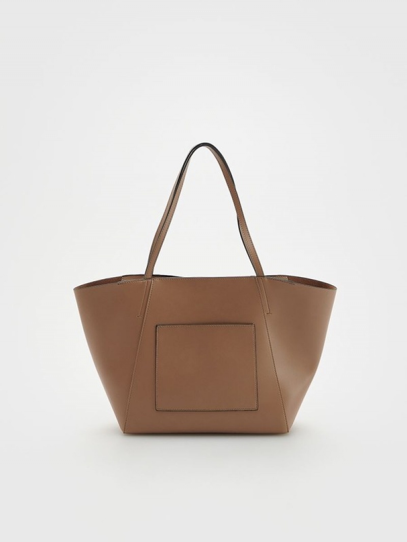 Reserved Shopper Tassen Dames Beige | QXWJA-9432