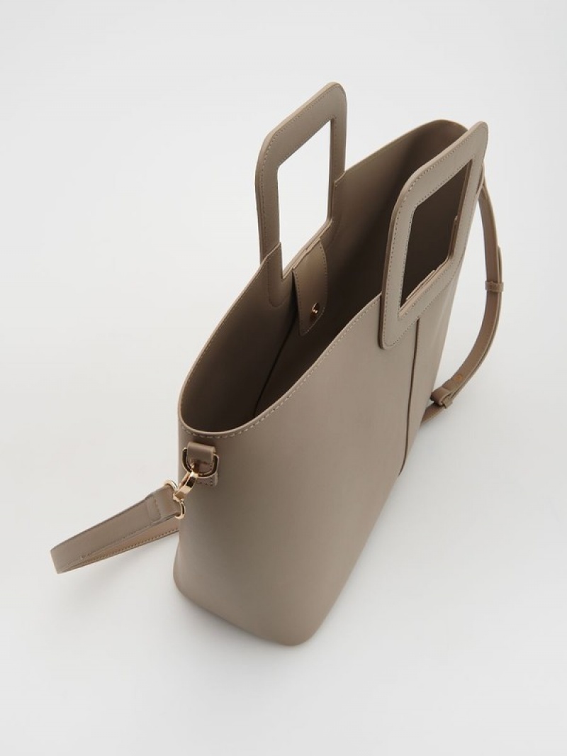 Reserved Shopper Tassen Dames Koffie | PBNRV-8416