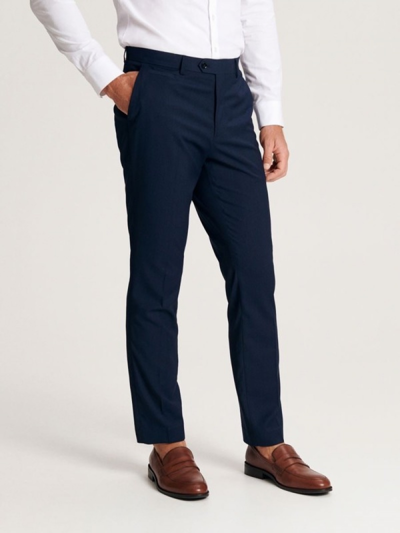 Reserved Slim Fit Broek Heren Donkerblauw | ZEHNB-8310