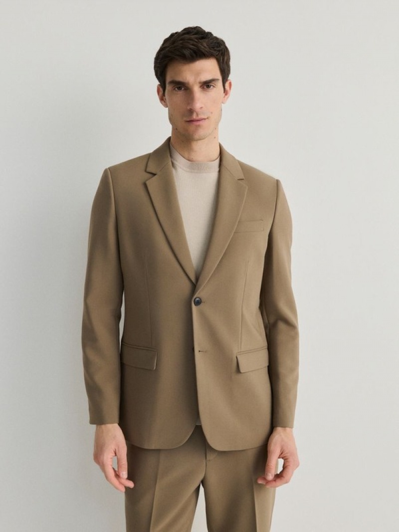 Reserved Slim Fit Pakken Heren Beige | EMHVJ-3596