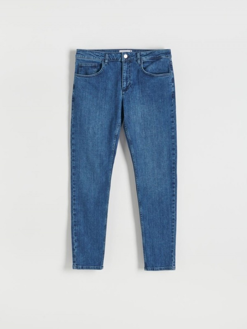 Reserved Slimwash Effect Jeans Heren Blauw | WKPBM-5418