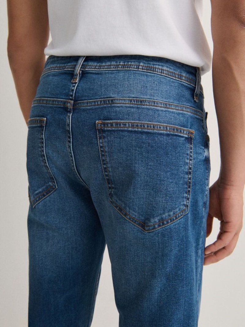 Reserved Slimwash Effect Jeans Heren Blauw | XROYZ-7203