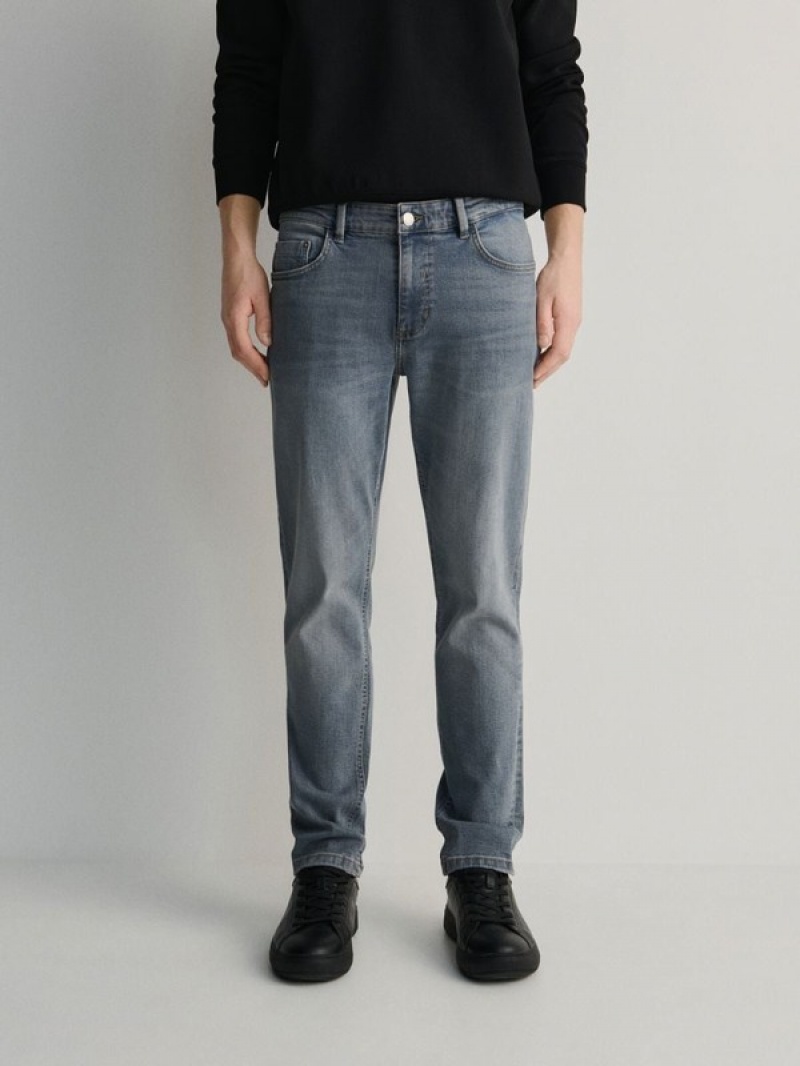 Reserved Slimwash Effect Jeans Heren Lichtgrijs | ATIZG-8562