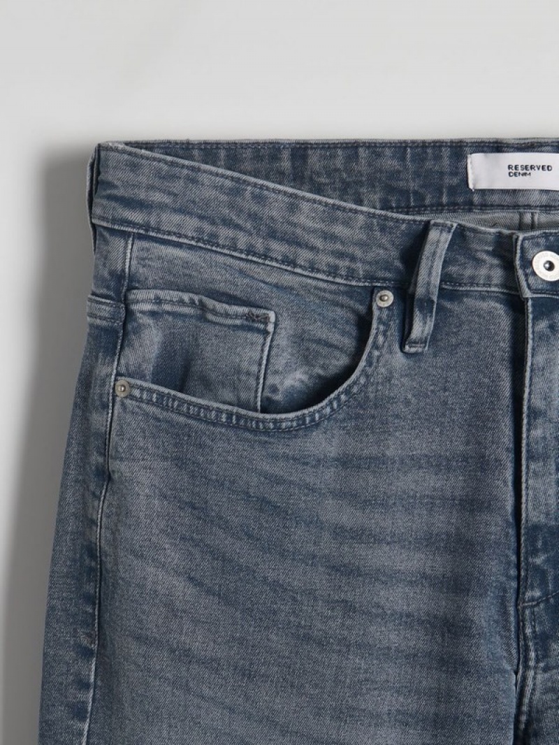 Reserved Slimwash Effect Jeans Heren Lichtgrijs | ALTDK-2170