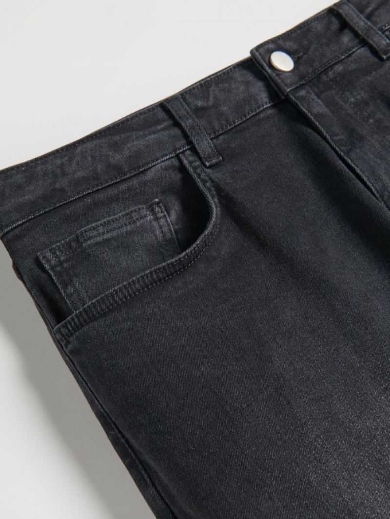 Reserved Slimwash Effect Jeans Heren Zwart | TZSXR-5421