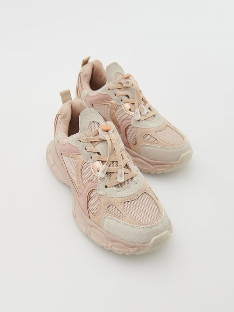 Reserved Sneakerstoggle Schoenen Meisjes Beige | VODRF-0294