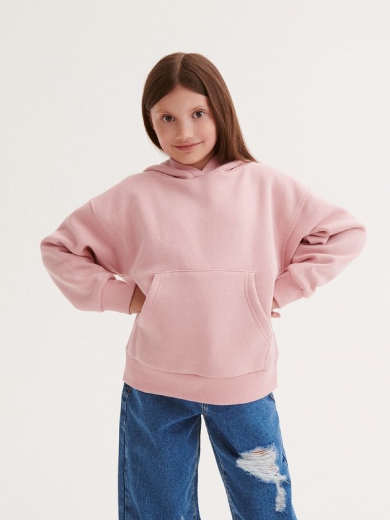 Reserved Stirrup Hoodie Meisjes Roze | GEYBQ-2506