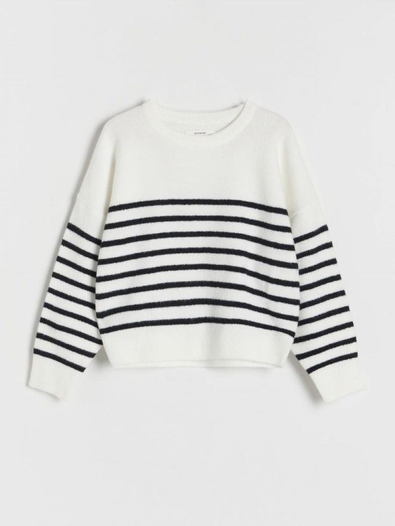 Reserved Stripe Truien Meisjes Gekleurd | UWCLV-4650