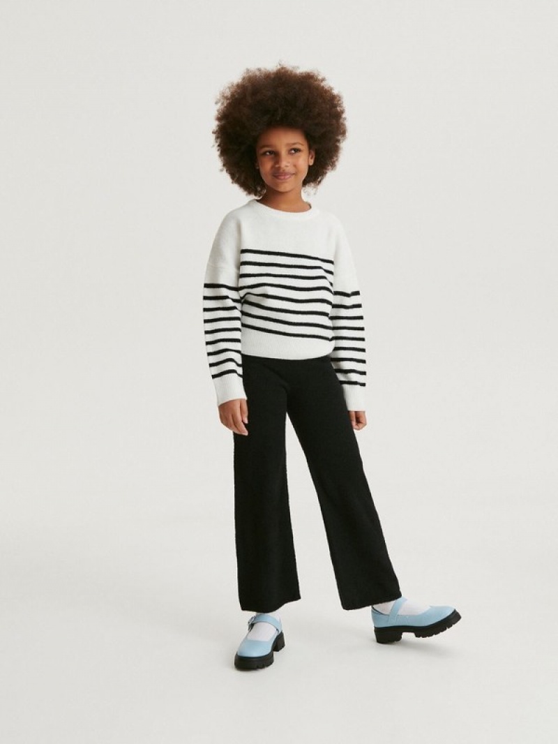 Reserved Stripe Truien Meisjes Gekleurd | UWCLV-4650