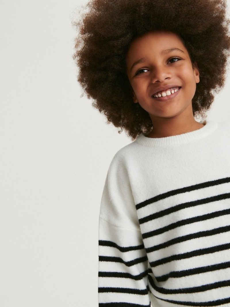 Reserved Stripe Truien Meisjes Gekleurd | USRLI-4765