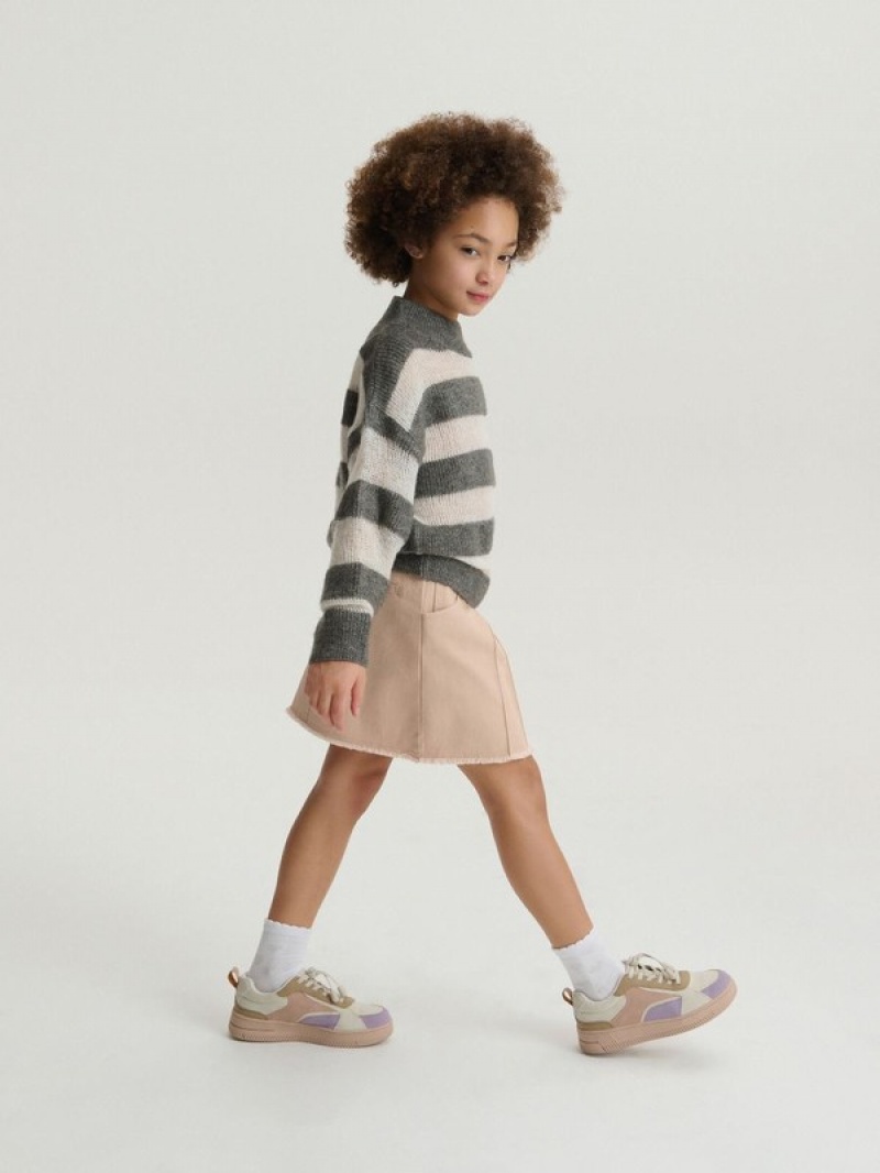 Reserved Stripe Truien Meisjes Gekleurd | WBXRZ-3207