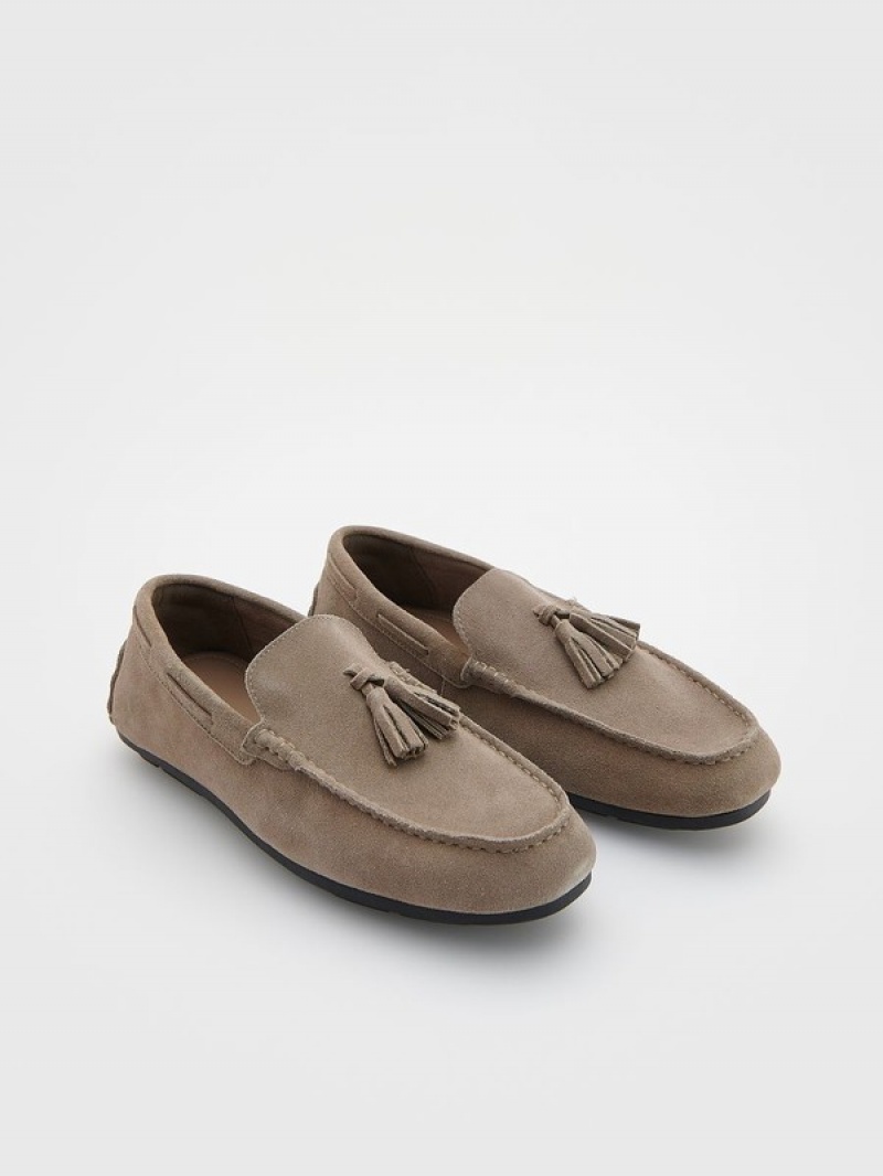 Reserved Suede Schoenen Heren Lichtgrijs | QTXHZ-6498