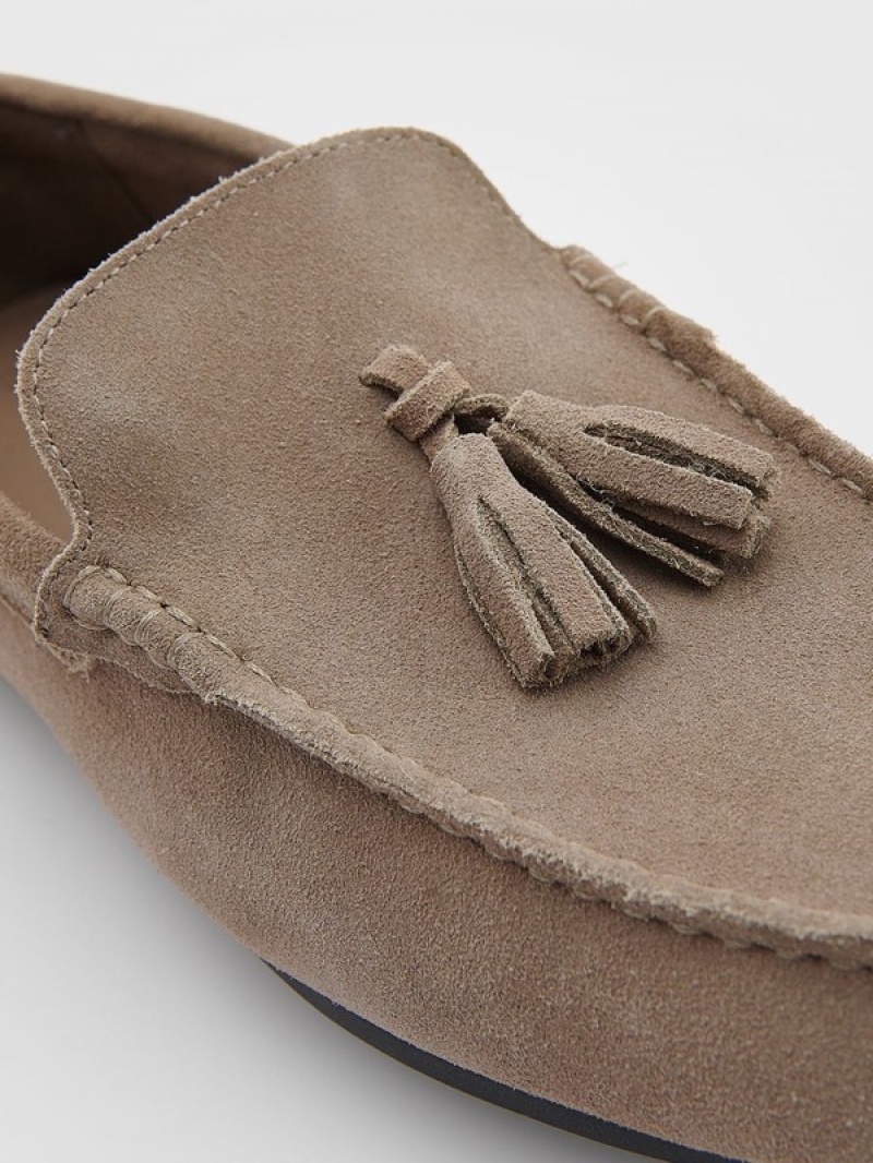 Reserved Suede Schoenen Heren Lichtgrijs | QTXHZ-6498