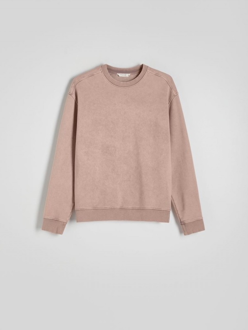 Reserved Sweatwash Effect Sweatshirts Dames Paars | YOPTR-3891