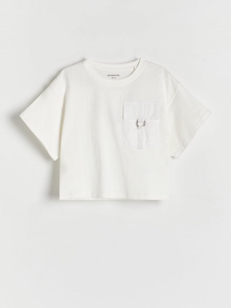 Reserved T-a Pocket T-shirts Meisjes Room | GYQIC-2984