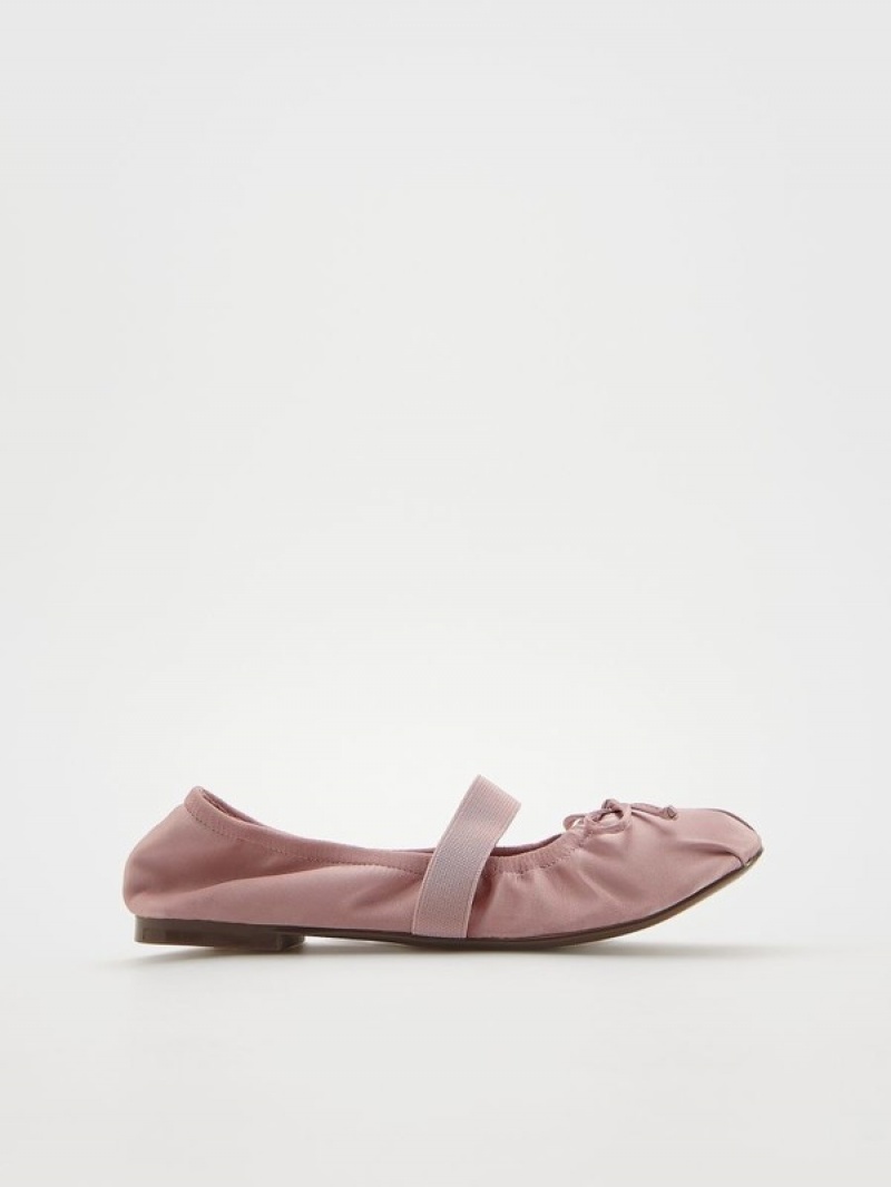 Reserved T-bar Ballerinas Loafers Dames Roze | AKTLJ-9430