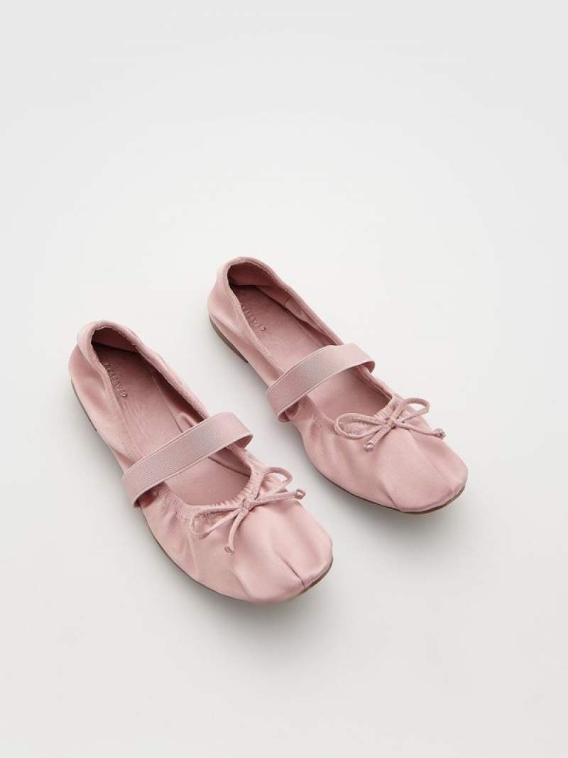 Reserved T-bar Ballerinas Loafers Dames Roze | AKTLJ-9430