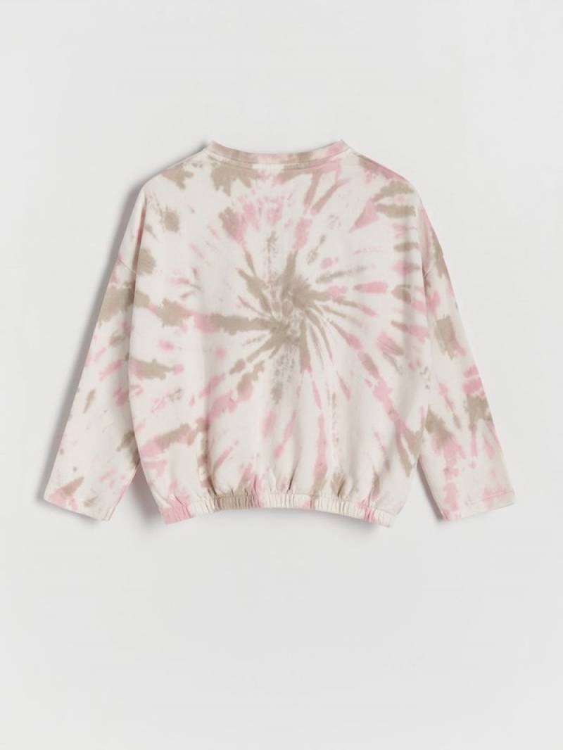 Reserved Tie Dye Effect Sweatshirts Meisjes Gekleurd | NYISE-5984