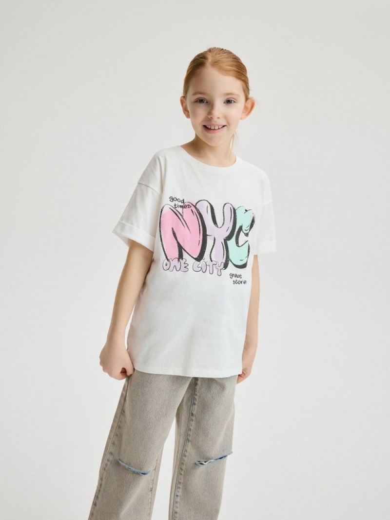 Reserved T-print T-shirts Meisjes Room | CZNFW-4871