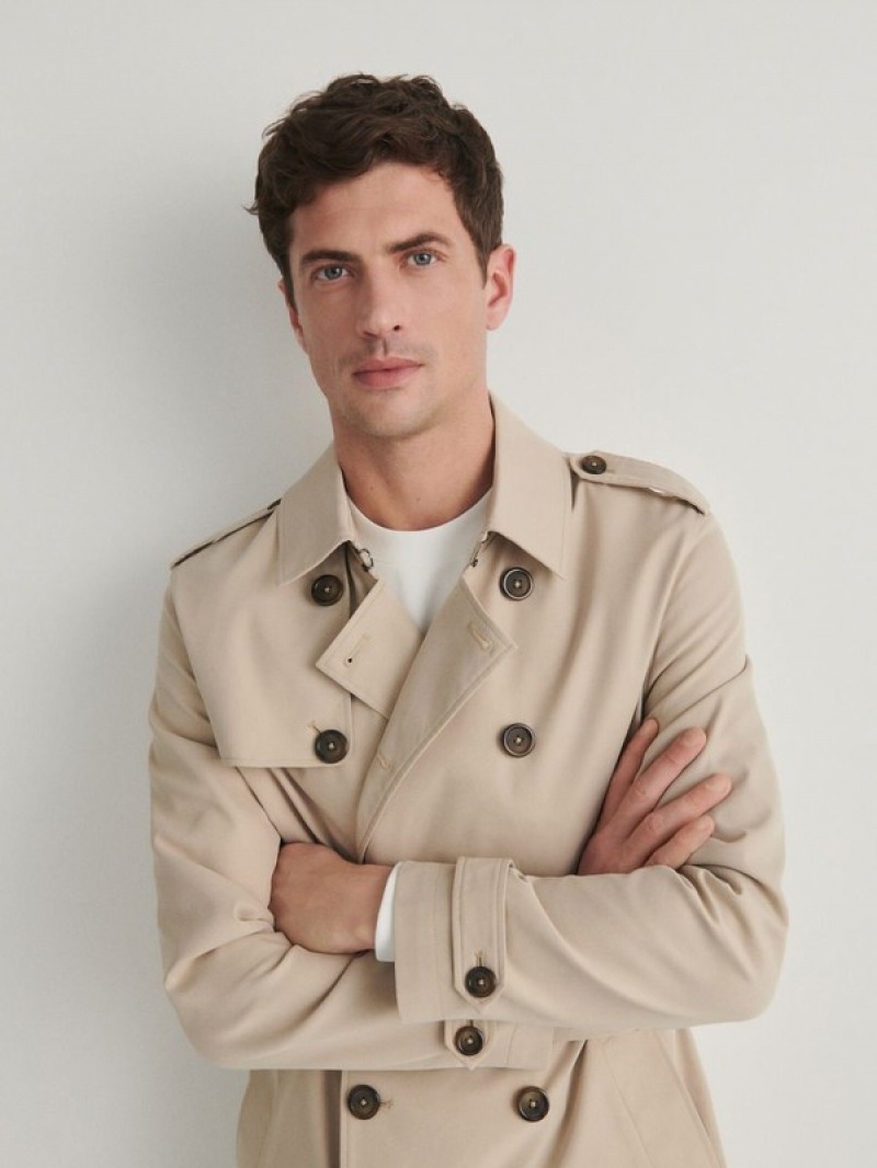 Reserved Trench With Jassen Heren Beige | NWSUO-4729