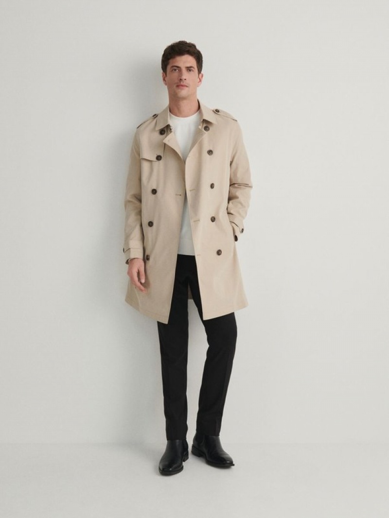 Reserved Trench With Jassen Heren Beige | NWSUO-4729