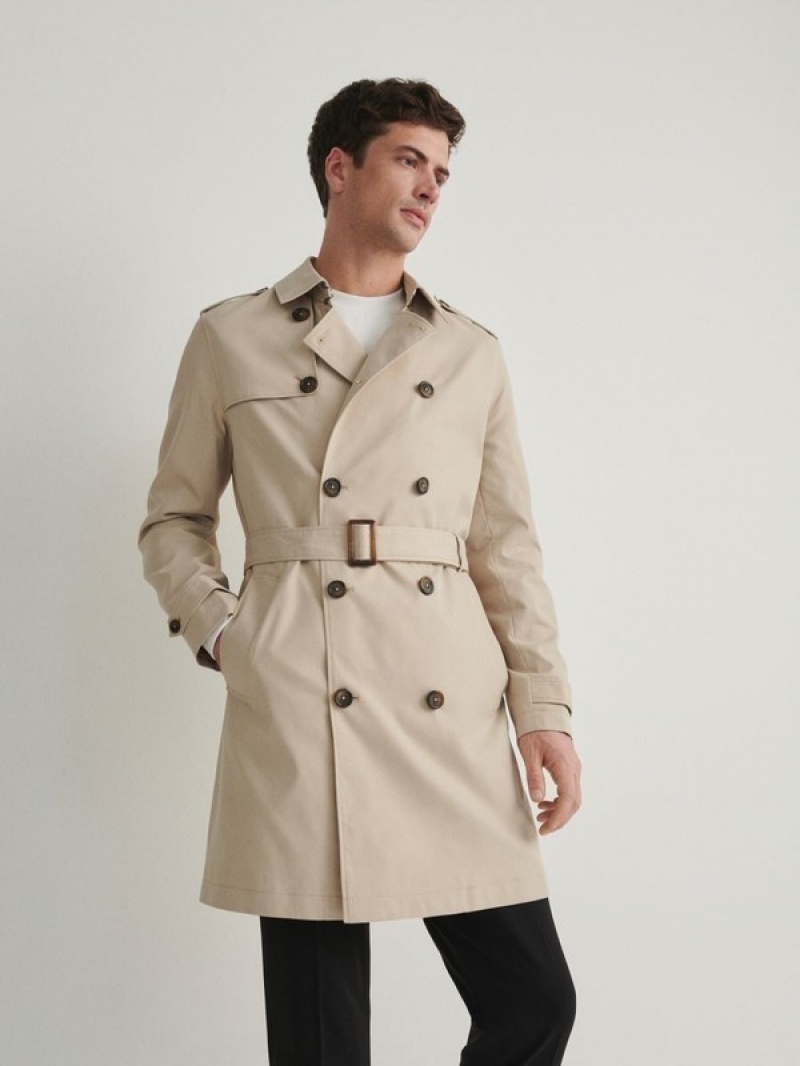 Reserved Trench With Jassen Heren Beige | NWSUO-4729