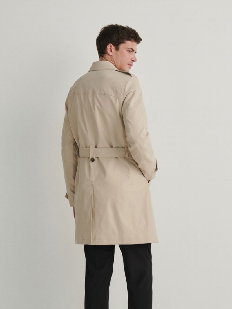 Reserved Trench With Jassen Heren Beige | NWSUO-4729