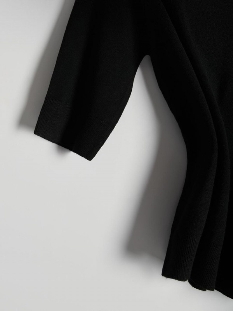 Reserved Turtleneck Truien Dames Zwart | UFODY-0825