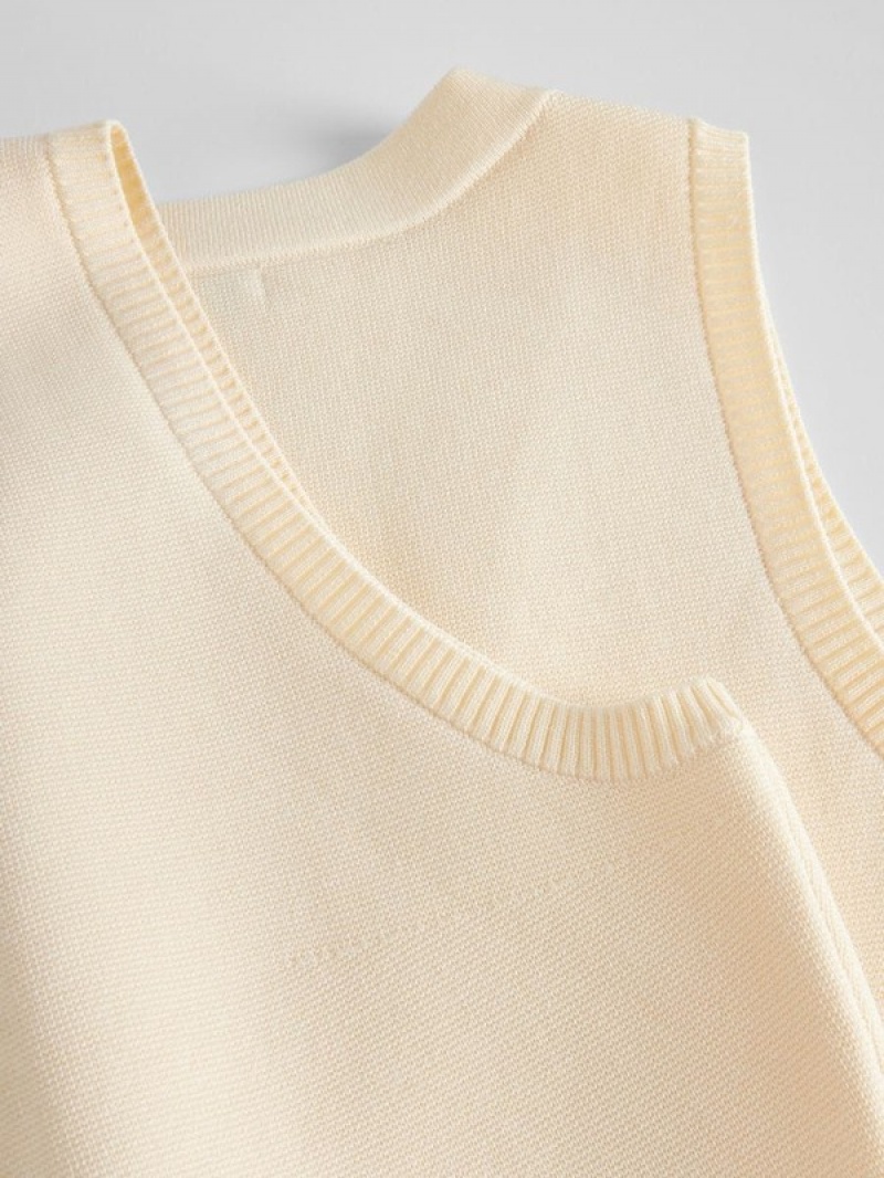 Reserved Viscose Rich Vest Dames Beige | BDVYI-1905